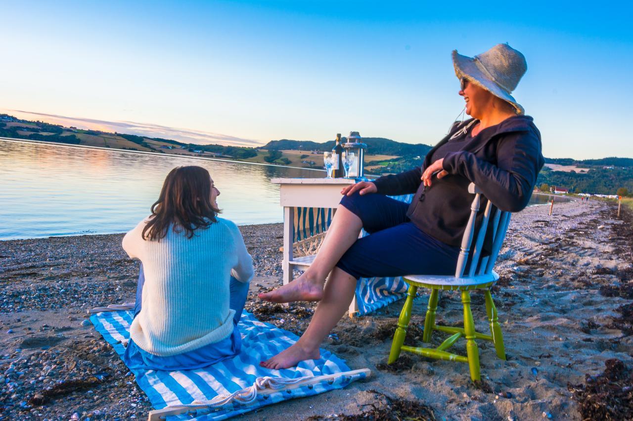 Strandheimen Guesthouse Melhus ภายนอก รูปภาพ